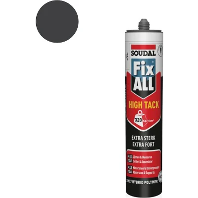 Afbeelding van Soudal Fix All High tack zwart