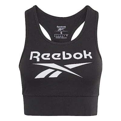 Afbeelding van Reebok Bralette Sportbh met light support, Dames, Maat: Medium, Black