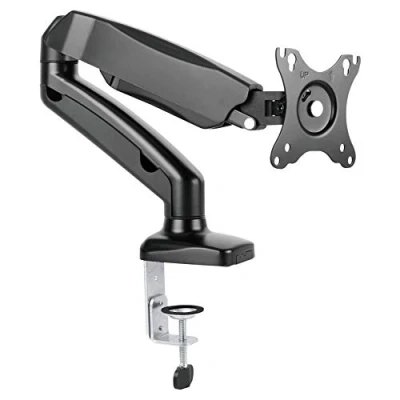 Afbeelding van ICY BOX IB MS303 T, Monitorständer mit Tischhalterung für ein Monitor bis zu 27 (68 cm) tafelbeugel 1 voudig 68,6 cm (27) Zwart In hoogte verstelbaar,