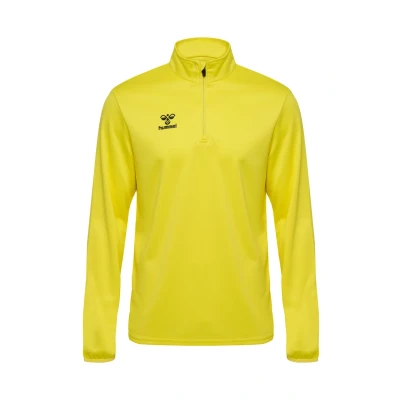 Afbeelding van Hummel Essential HALF ZIP Longsleeve, Heren, Maat: XXL, Blazing yellow