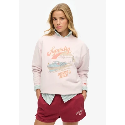 Afbeelding van Superdry Sweater, Dames, Maat: 40, Cradle pink