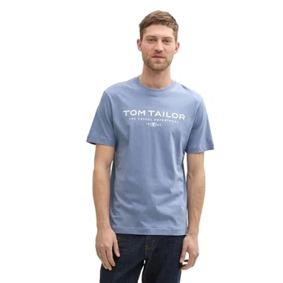 Image de TOM TAILOR T shirt pour homme, 37533 Bleu Dove, XL