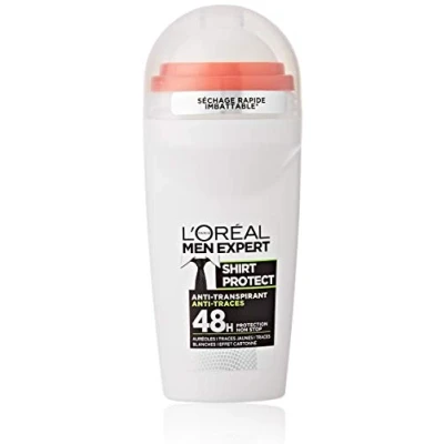 Afbeelding van L&#039;Oréal Men Expert Anti Traces deodorant voor heren werkzaamheid 48 uur Shirt Protect 6 x 50 ml