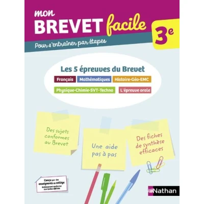 Image de Mon Brevet facile 3e Toutes les matières