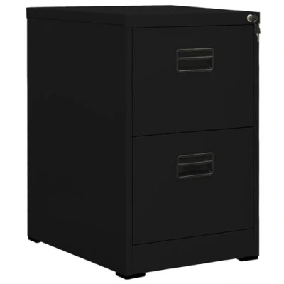 Afbeelding van Archiefkast 46x62x72,5 cm staal zwart