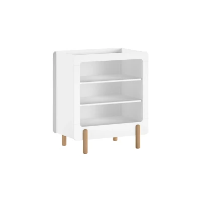 Afbeelding van Verzorgingstafel Smile 88x57x95 cm Wit/dennenhout