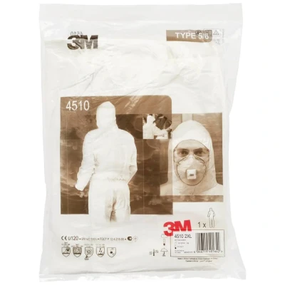 Afbeelding van 3M 4532+W2XL Beschermpak 4532+ Maat: XXL Wit