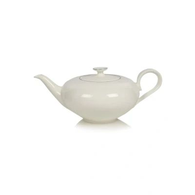 Afbeelding van Villeroy &amp; Boch Anmut Platinum No. 1 Theepot Liter Gebroken Wit