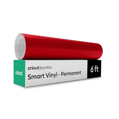 Afbeelding van Cricut Smart Vinyl Permanent, Rood, 9,5 inch x 6 ft los (1)