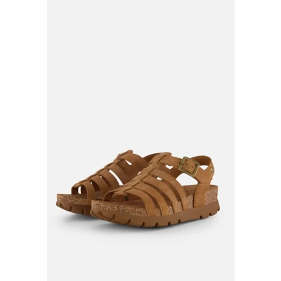 Afbeelding van Panama Jack Sasha B2 Sandalen cognac Nubuck Dames Maat 38