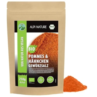 Image de Alpi Nature Sel d&#039;Assaisonnement BIO pour Frites 250g, Poulet