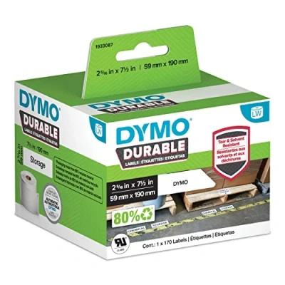 Afbeelding van Etiket Dymo 1933087 labelwriter 59x190mm 170 stuks