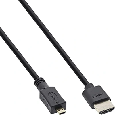 Afbeelding van Dunne Micro HDMI kabel versie 2.0 (4K 60Hz) 1 meter