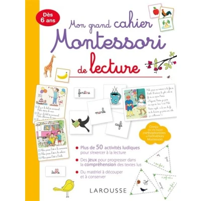 Image de Mon grand cahier Montessori de lecture