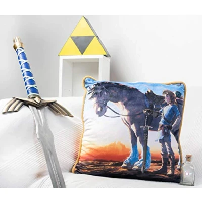 Afbeelding van The Legend of Zelda Link &amp; Epona Premium Embroidery Square Cushion 40cm
