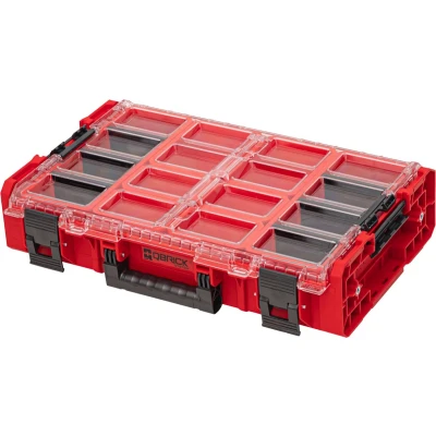 Afbeelding van Qbrick System ONE Organiser XL 2.0 RED ULTRA HD Custom 582 x 387 131 mm 13,5 l IP66 met 8 inlays en 6 verdelers