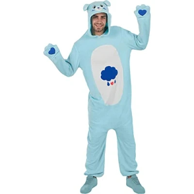 Afbeelding van Funidelia Brombeertje Kostuum voor Troetelbeertjes Care Bears vrouwen en mannen Tekenfilms, Bears, Beer Volwassenen Accessoire verkleedkleding rekwisieten Halloween, carnaval &amp; feesten Maat L XL Blauw