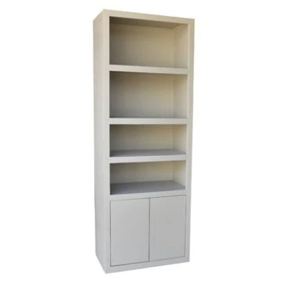 Afbeelding van Wandkast Beige Mangohout 80x45x220cm Xander Giga Meubel
