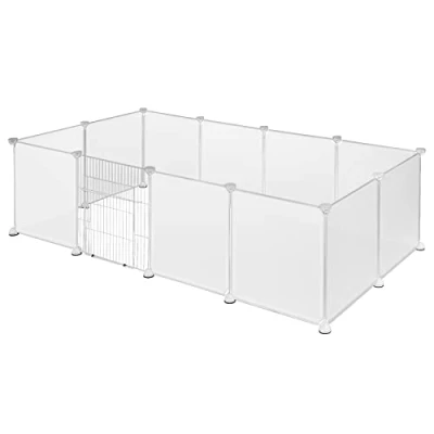 Afbeelding van EUGAD Kleine Dier Kinderbox DIY Huisdieren Kooi Oefening Hek indoor voor Cavia&#039;s Konijnen Hamster Chinchilla&#039;s Egels