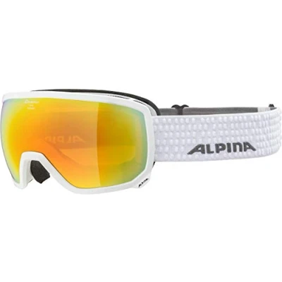 Afbeelding van Alpina Scarabeo Q Lite OTG Skibril Wit Categorie 2