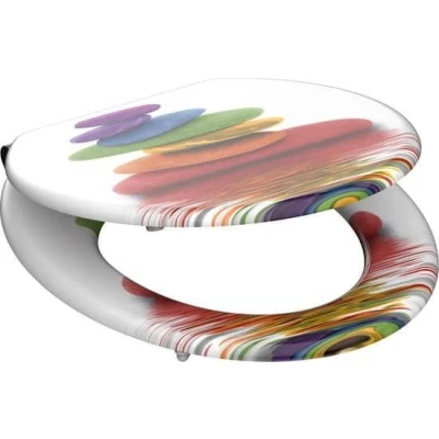 Afbeelding van Toiletbril met soft close COLORFUL STONES
