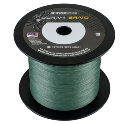Afbeelding van SpiderWire Dura 4 Moss Green Gevlochten lijn 0.12mm/10.5kg (1800m)