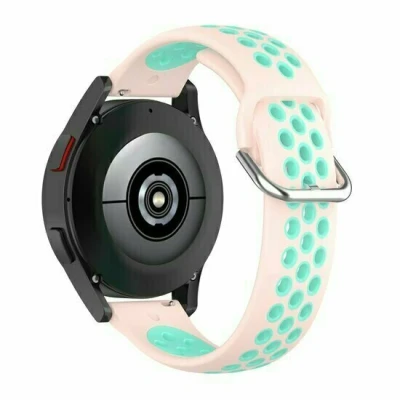 Afbeelding van Siliconen sportbandje met gesp Roze + turquoise Xiaomi Redmi Watch 5 Active / Lite