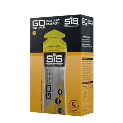 Afbeelding van Science in Sport SiS Go Isotonic Energygel Energie gel Isotone Sportgel Lemon &amp; Lime Smaak 6 x 60ml