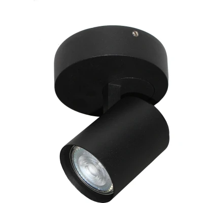 Afbeelding van Artdelight Plafondlamp Vivaro 1L Rond Zwart LED 4,9W 2200K 2700K IP20 Dim To Warm