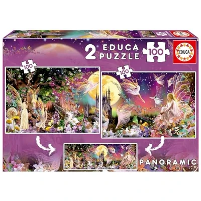 Afbeelding van Educa puzzel Fantasie 2 x 100 stukjes
