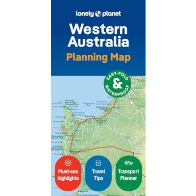 Afbeelding van Map Lonely Planet Western Australia Planning