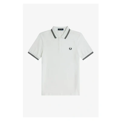 Afbeelding van Fred Perry Polo M3600 Wit maat L heren met Modern fit Pasvorm Katoen Suitable Herenkleding Poloshirt