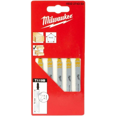 Afbeelding van Milwaukee decoupeerzaagblad T119B (5st)
