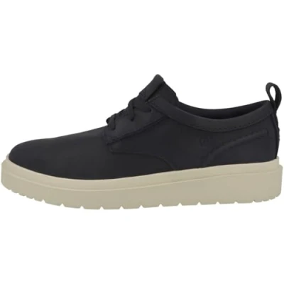 Afbeelding van Clarks Sneakers laag, Heren, Maat: 41.5, Navy leather Leer