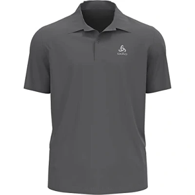 Afbeelding van ODLO Cardada Poloshirt Met Korte Mouwen Heren Steel Grey M