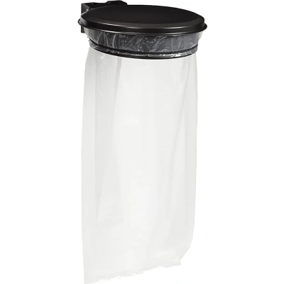 Afbeelding van Wandafvalzakhouder 110 liter grijs met deksel