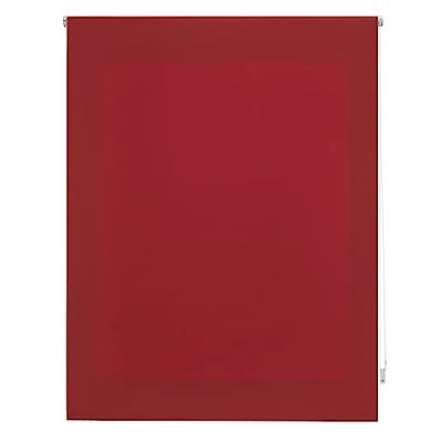 Afbeelding van INTERBLIND Premium effen doorschijnend rolgordijn 100 x 250 cm bordeaux voor ramen 97 245