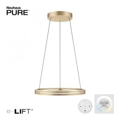 Afbeelding van Paul Neuhaus Hanglamp e Loop Lift Ø 70 cm mat goud