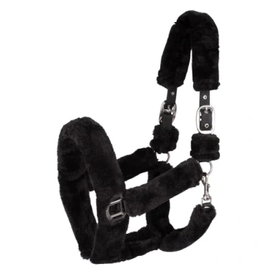 Afbeelding van Waldhausen Halster Cozy Zwart Pony