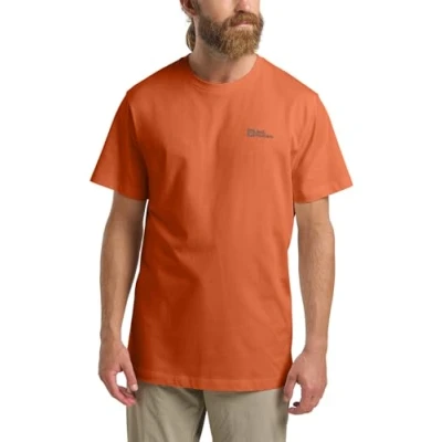 Afbeelding van Jack Wolfskin Essential T M Tshirt basic, Heren, Maat: XL, Burnt orange