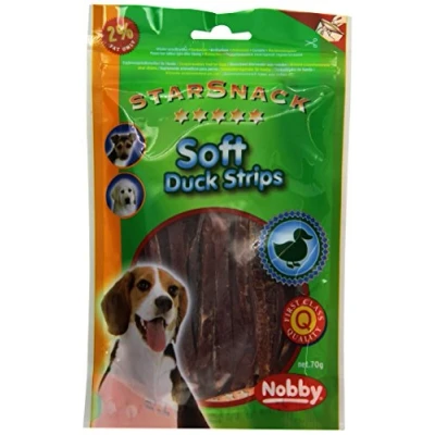 Afbeelding van Nobby starsnack soft duck chip 2 ST à 70 gr