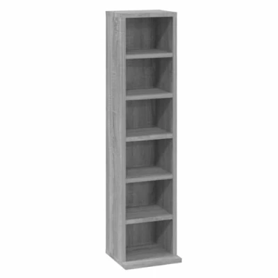 Afbeelding van vidaXL Cd kast, Sonoma grijs, 21 x 20 88 cm, bewerkt hout