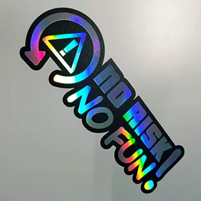 Afbeelding van Folien Zentrum No Risk Fun Oilslick Zwart 14,5 x 5 cm Premium Auto Tuning Sticker OEM &amp; JDM Grappige autosticker Made in Germany (1)