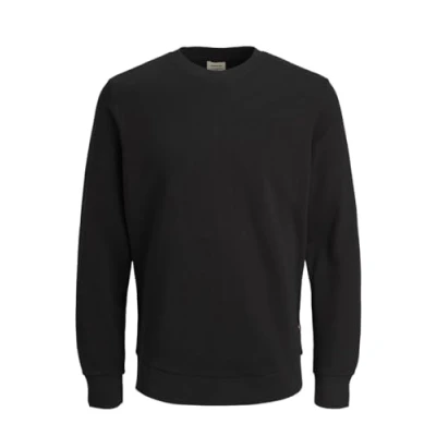 Afbeelding van JACK &amp; JONES JJEHOLMEN SWEAT CREW NECK NOOS heren pullover, zwart (Black Fit: Reg Fit)., S