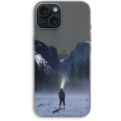 Afbeelding van Case Company® hoesje geschikt voor iPhone 15 Wanderlust Soft Cover Telefoonhoesje Bescherming aan alle Kanten en Schermrand