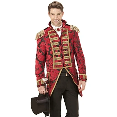 Afbeelding van Widmann Middeleeuwen &amp; Renaissance Kostuum Royale Frackjas Parade rood Man Large Halloween Verkleedkleding