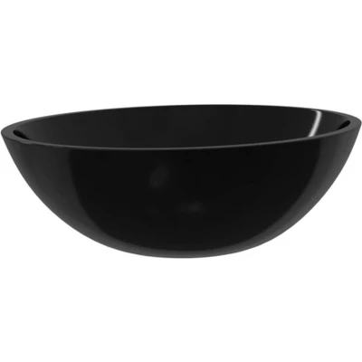 Afbeelding van Wasbak 50x37x14 cm glas zwart