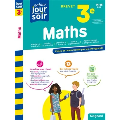 Image de Maths 3e Brevet Cahier Jour Soir