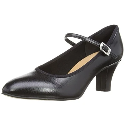 Afbeelding van Bloch Kickline Jazz &amp; Modern dansschoenen voor dames, zwart.