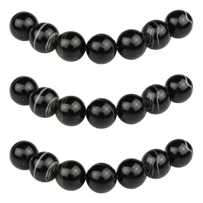Afbeelding van MJDCB 43 stuks 8 mm natuurlijke halfedelstenen kralen voor het maken van armbanden, halskettingen en sieraden, harde stenen, modesieraden, doe zelf rond